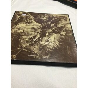 Folk Song and Minstrelsy Vinyl Box 4Set Vanguard Classics Record Library MacHale